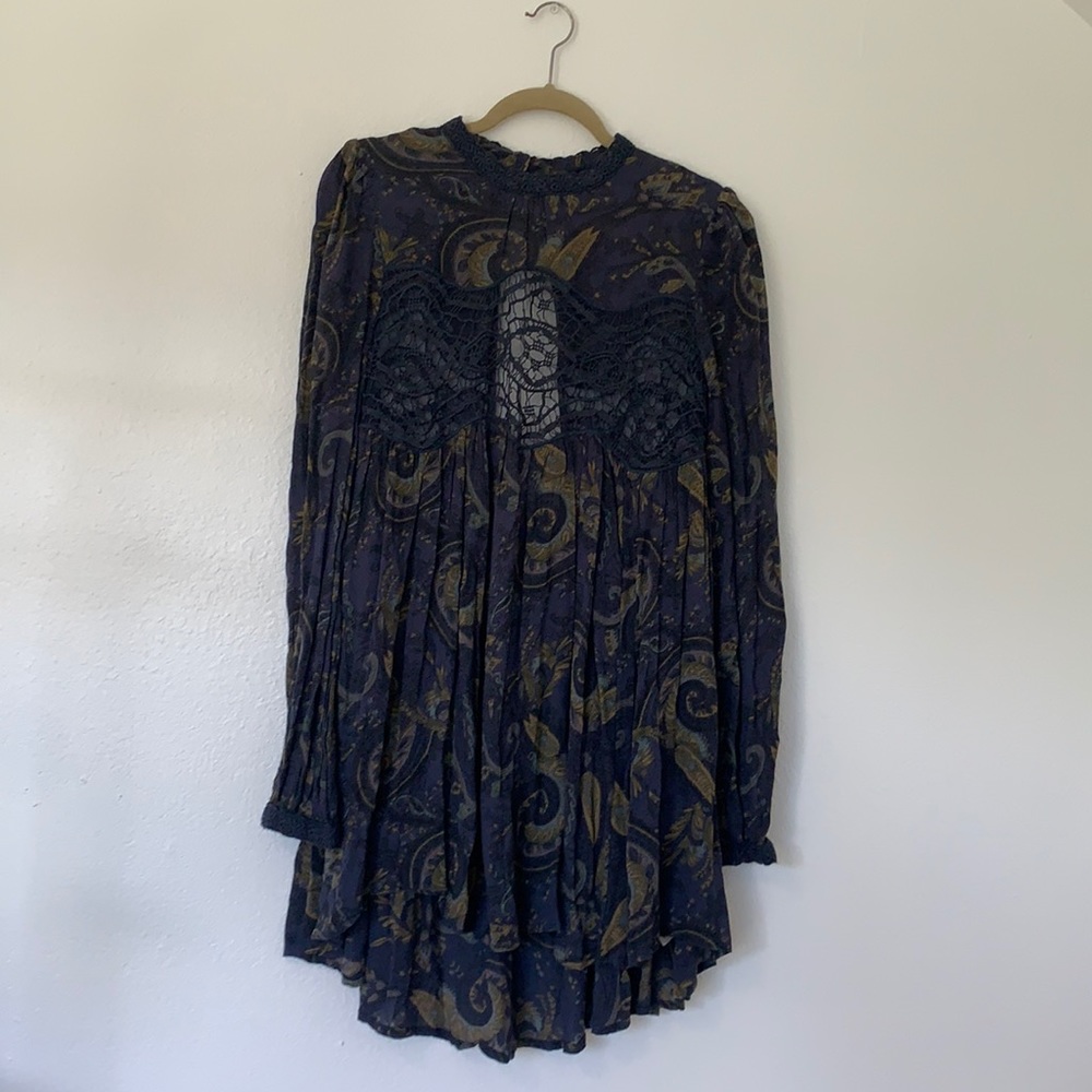 Free People paisley dress size M